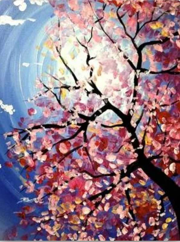 Paint Nite: Spring Blossoms