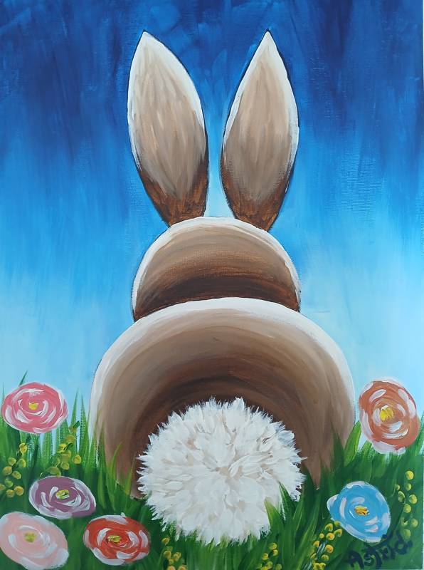 Children's Bunny and Posies