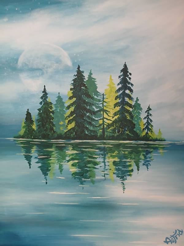 Paint Nite: Crisp Spring Lake