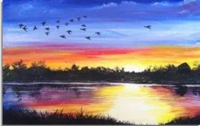 Paint Nite: End of the Summer