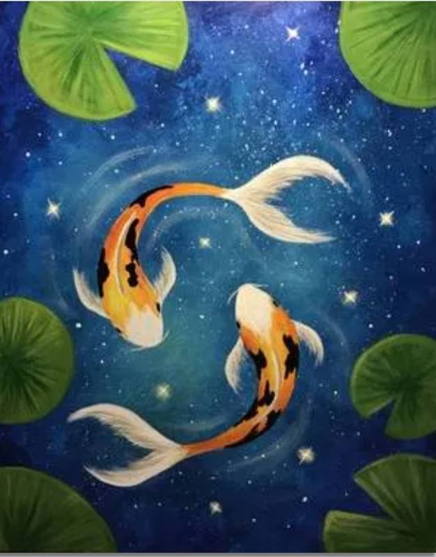 Paint Nite: Galaxy Koi 