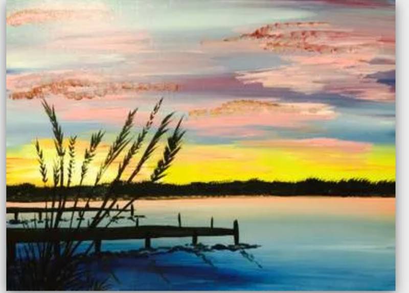 Paint Nite: Sunset by the Dock