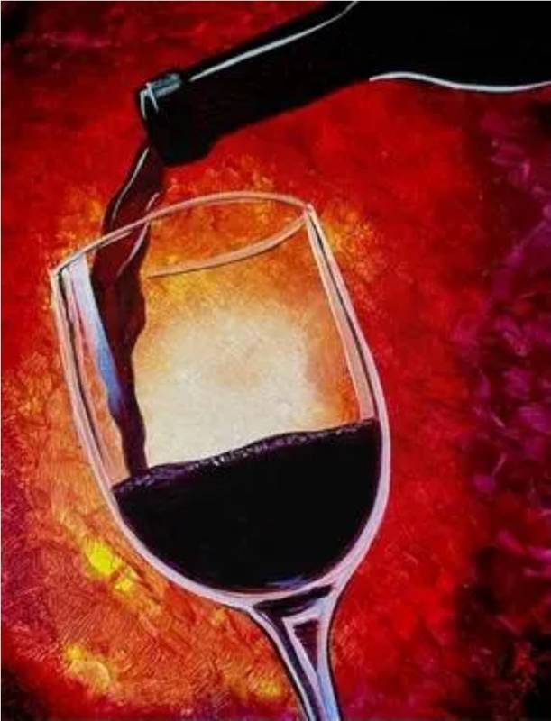 Paint Nite: Pour the Wine
