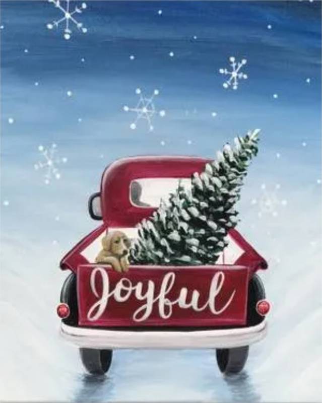 Paint Afteenoon: Joyful Tree Truck