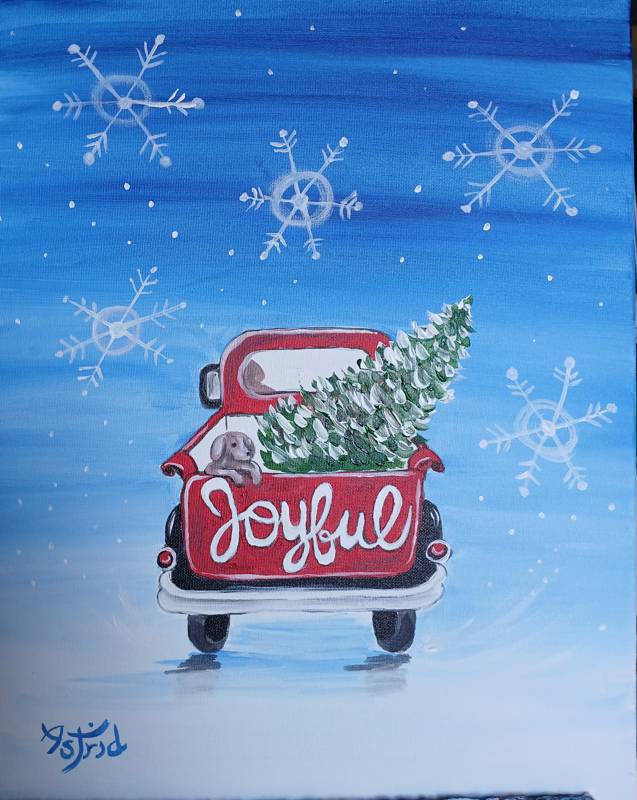 Paint Afternoon: Joyful Tree Truck