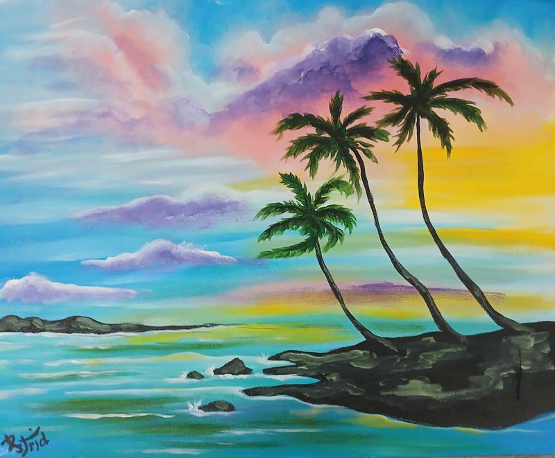 Paint Night: Palm Tree Daze