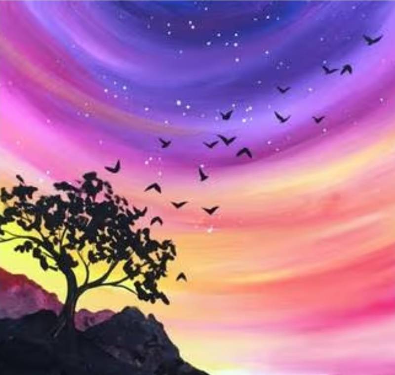 Paint Nite: Into the Night