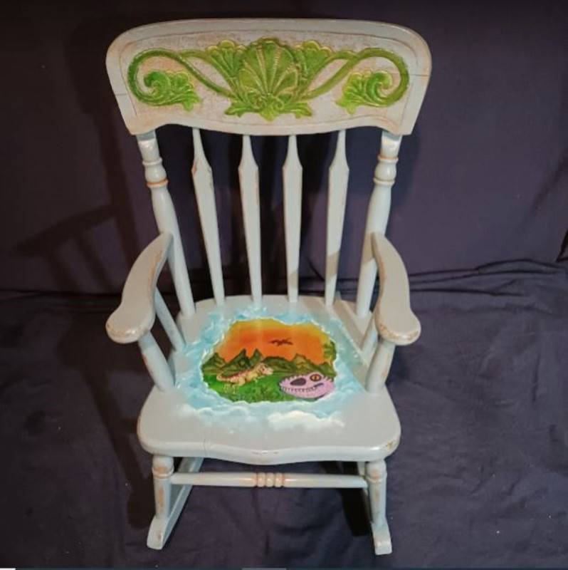 Child's Dinosaur Rocking Chair 